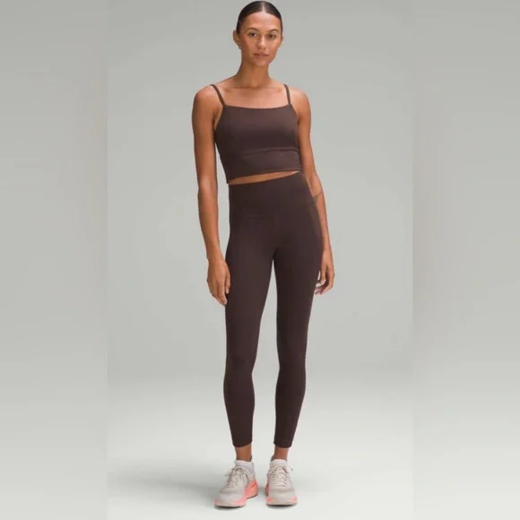 🆕Lululemon🍋Wunder Train High-Rise Tight 25" Color Espresso Sz 6 - Picture 2 of 10
